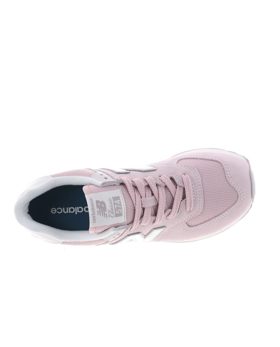 Sapatilhas casual de mulher 574 v3 Evergreen Rosa-3