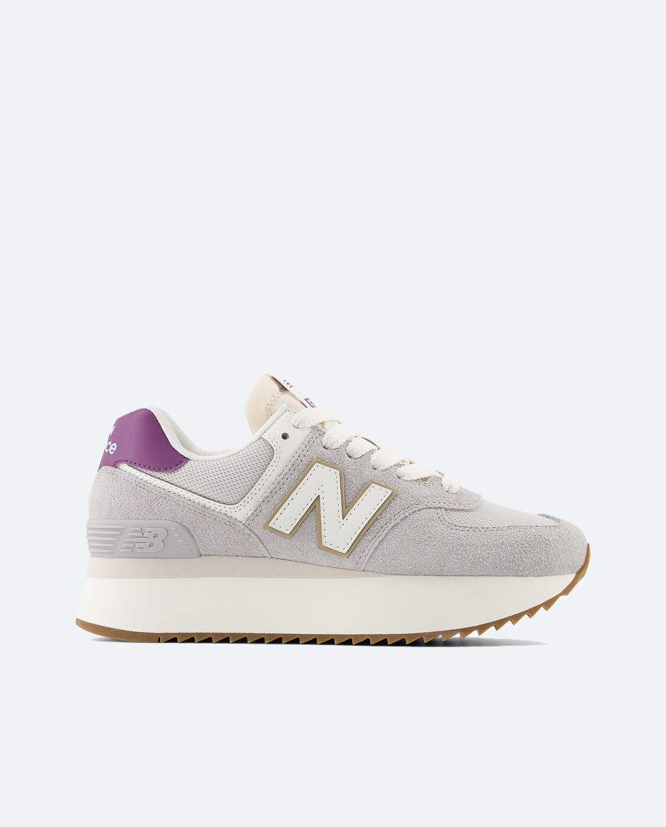 Sapatilhas Casual de Mulher 574+ Cinzento-1