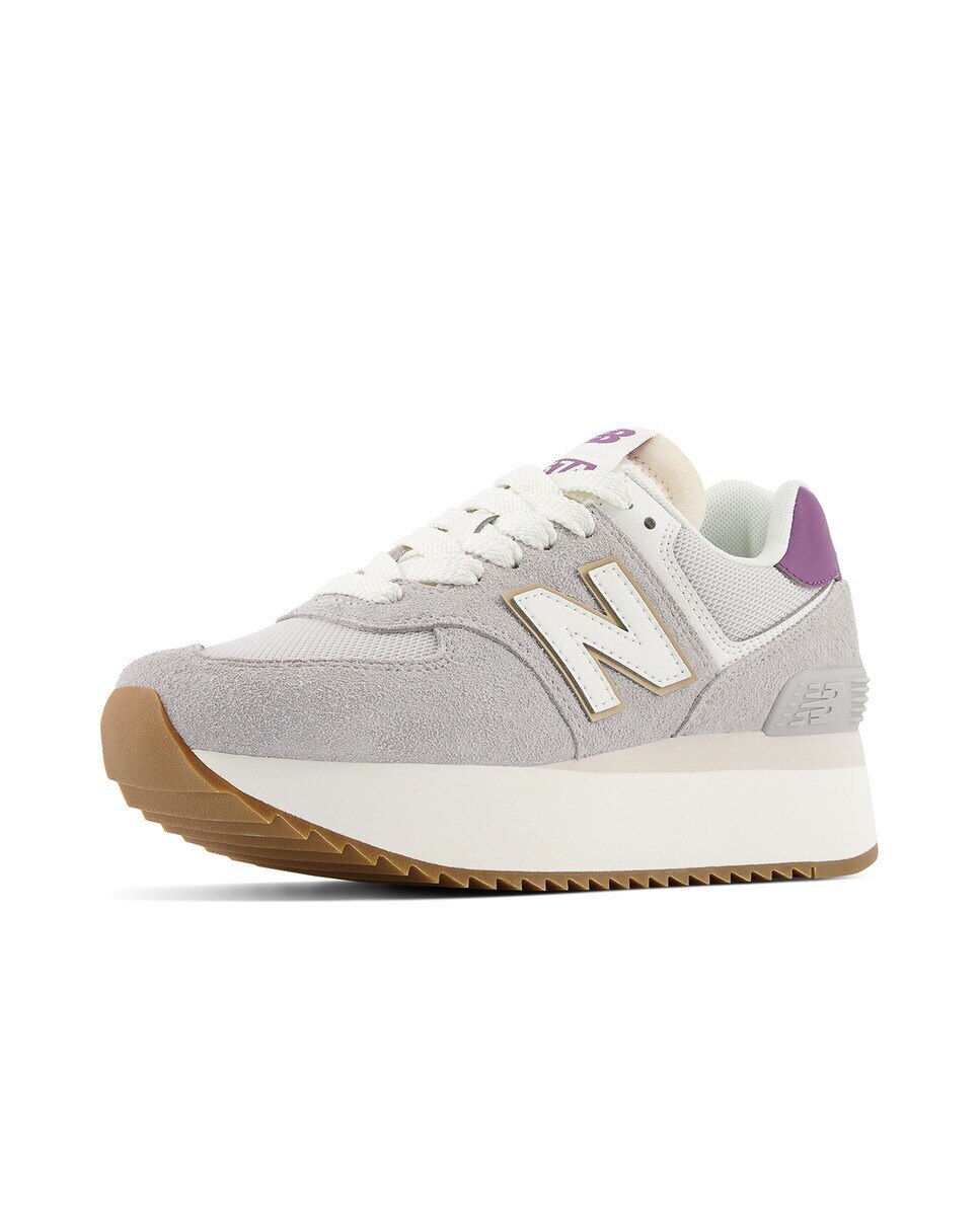 Sapatilhas Casual de Mulher 574+ Cinzento-7