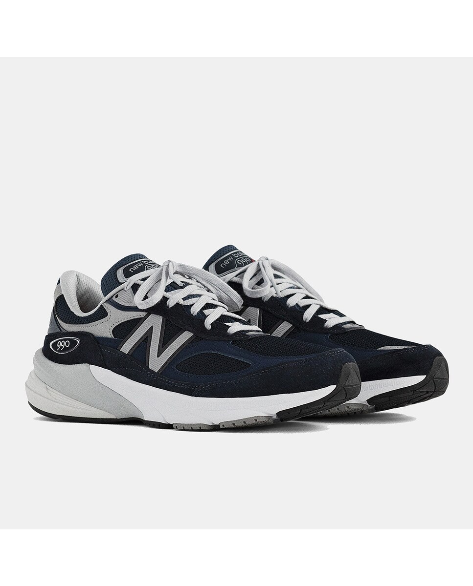 Sapatilhas Casual de mulher Made in USA 990 v6 Azul-marinho-2
