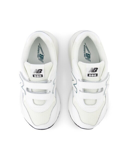 Sapatilhas Casual de Criança 580 Hook & Loop Branco-3