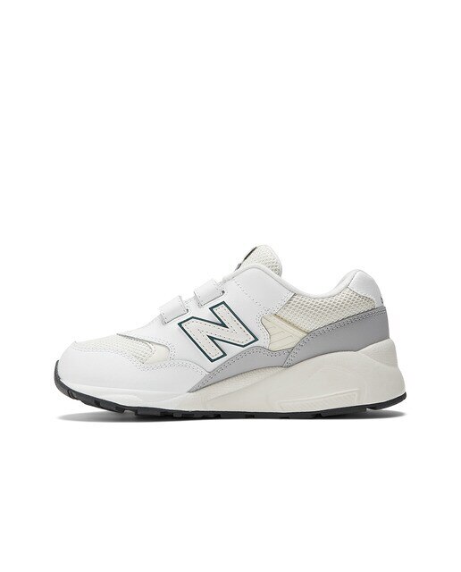 Sapatilhas Casual de Criança 580 Hook & Loop Branco-4