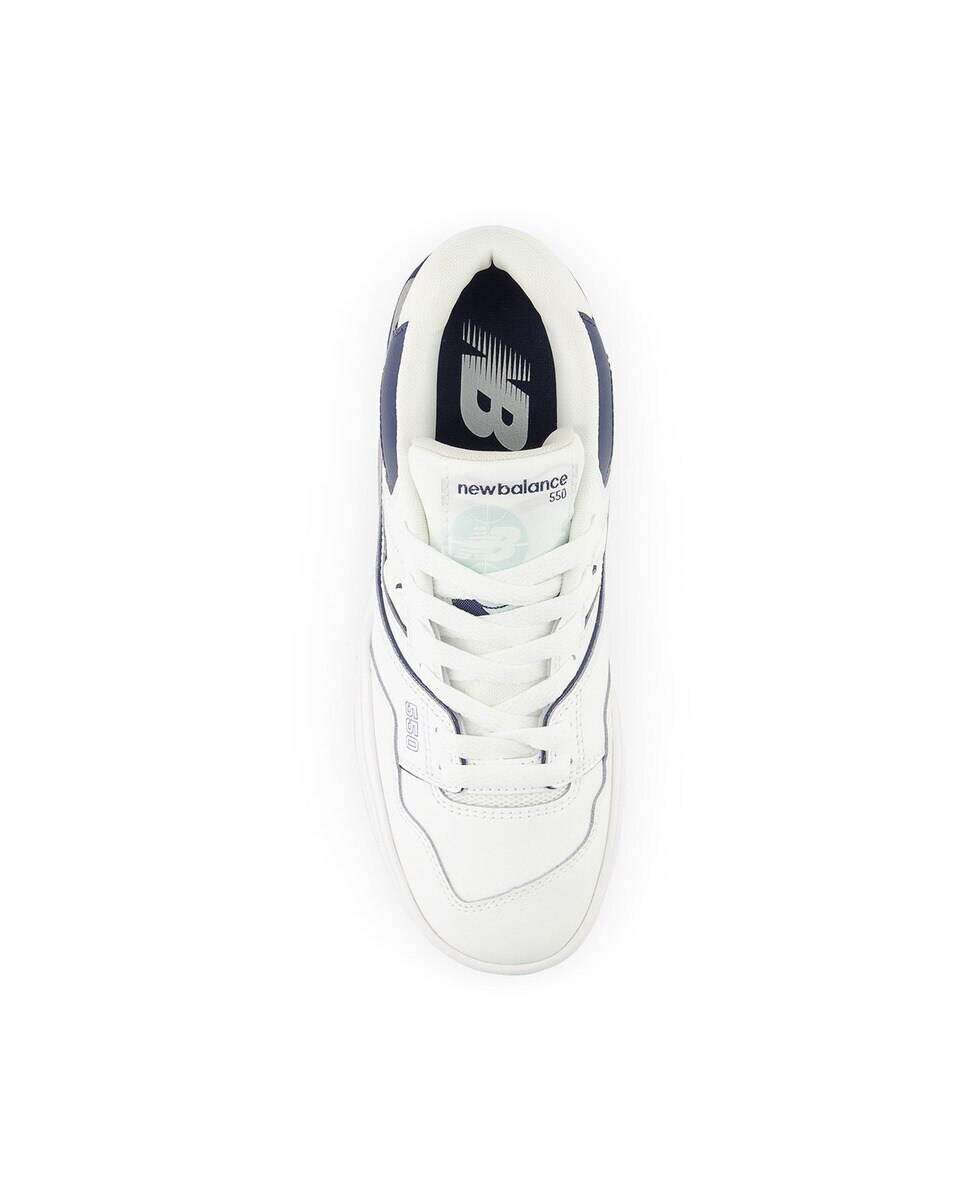 Sapatilhas Casual de Criança Retro Basket 550 Branco / Azul-3