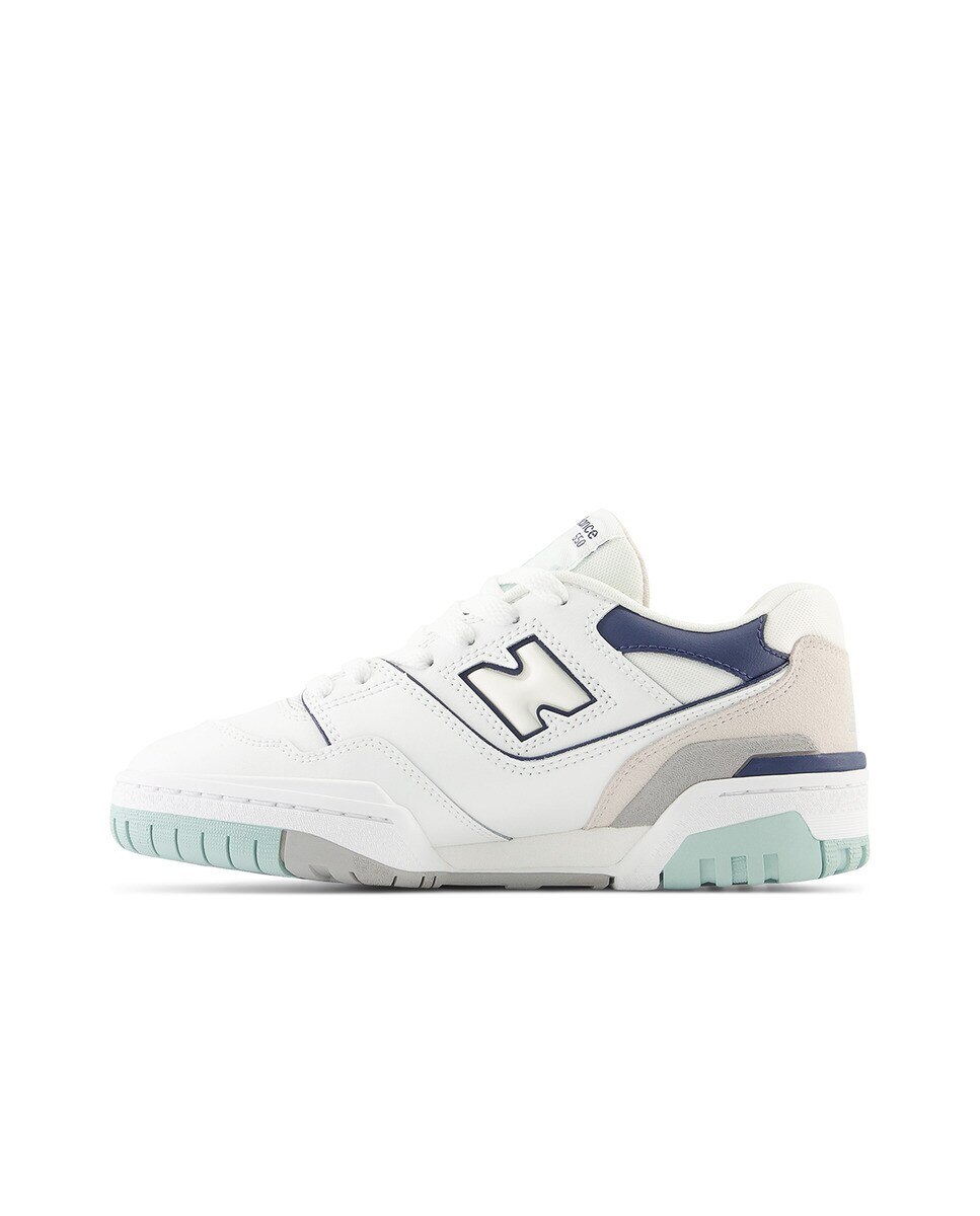 Sapatilhas Casual de Criança Retro Basket 550 Branco / Azul-4