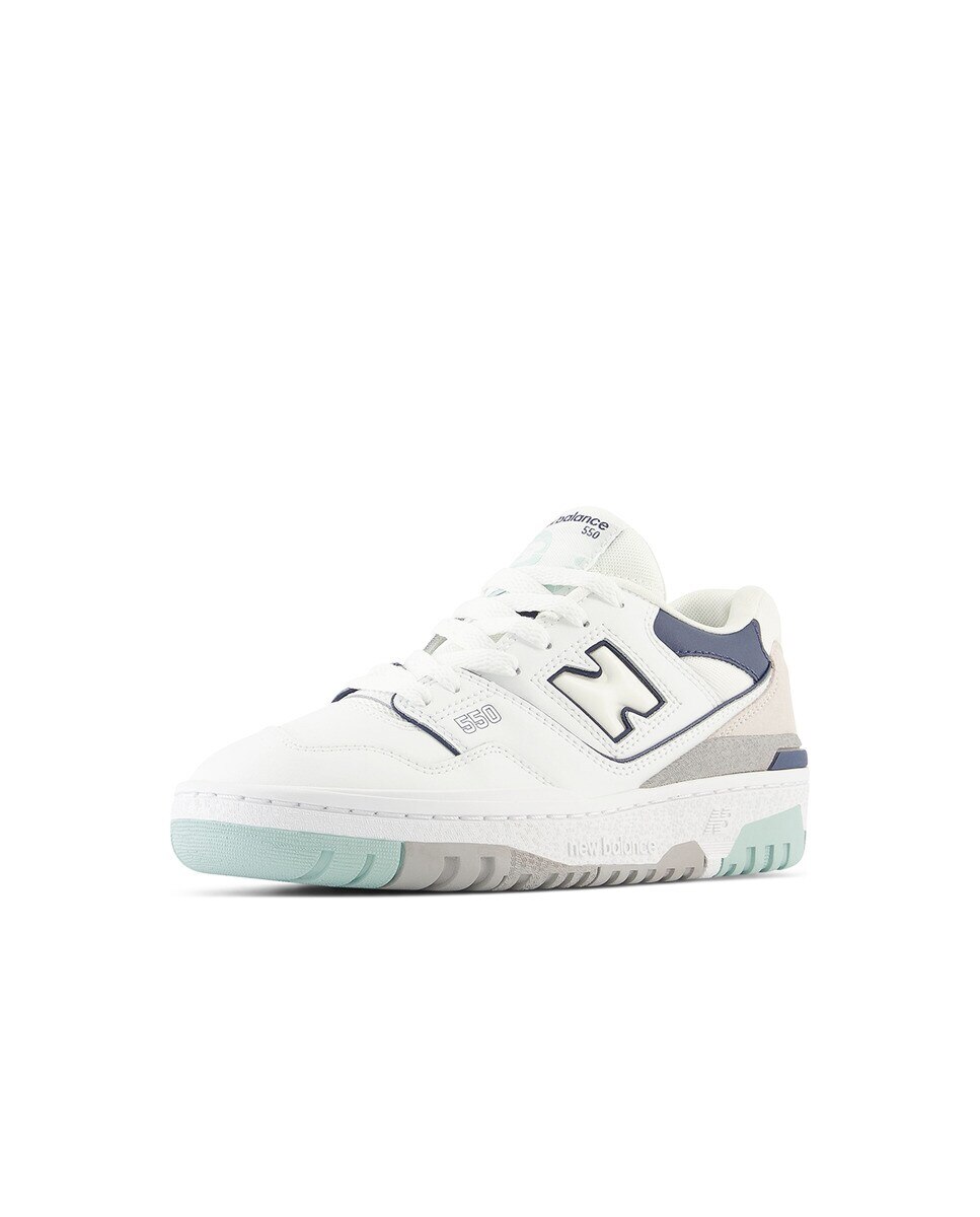 Sapatilhas Casual de Criança Retro Basket 550 Branco / Azul-6
