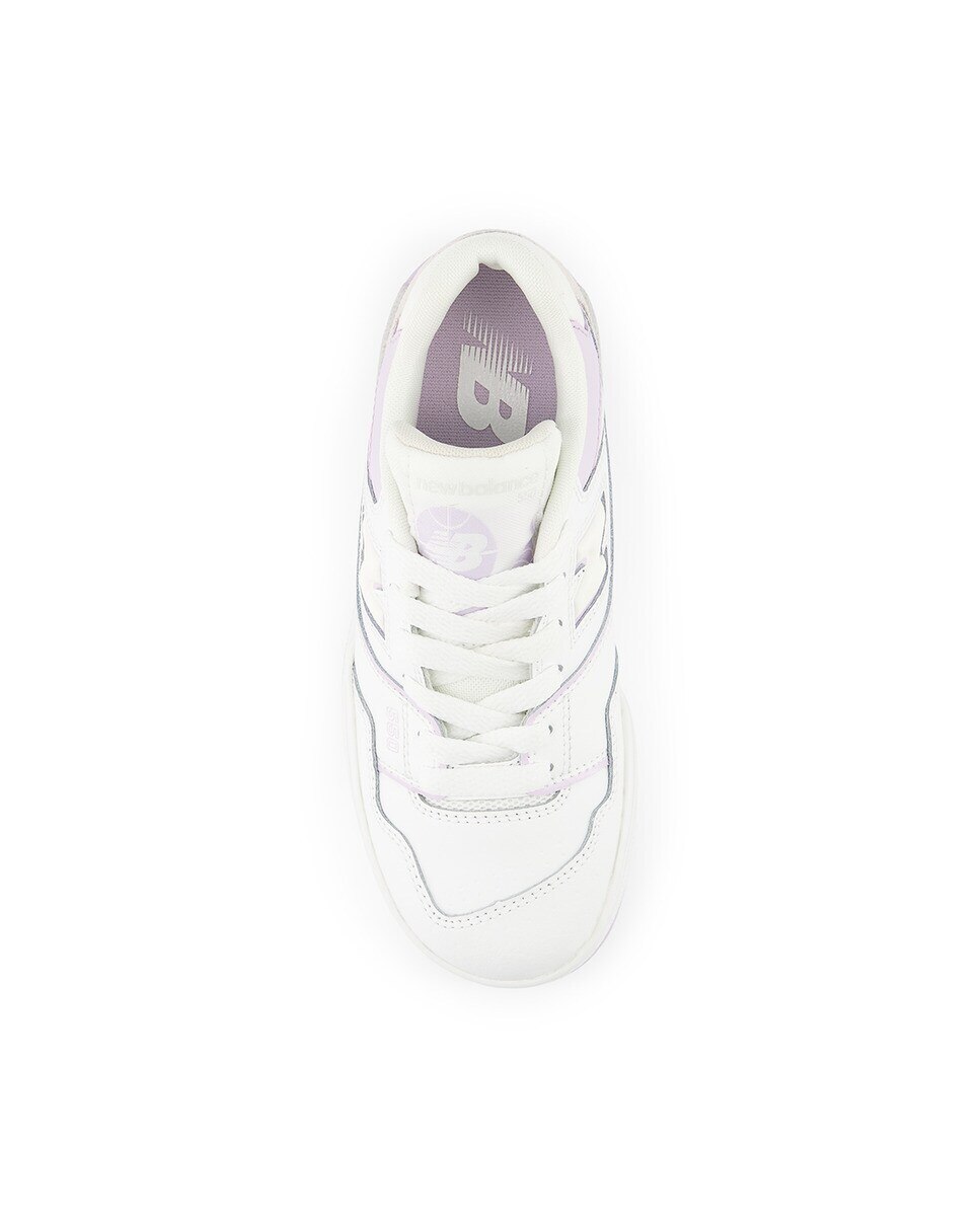 Sapatilhas Casual de Criança Retro Basket 550 Branco / Rosa-3