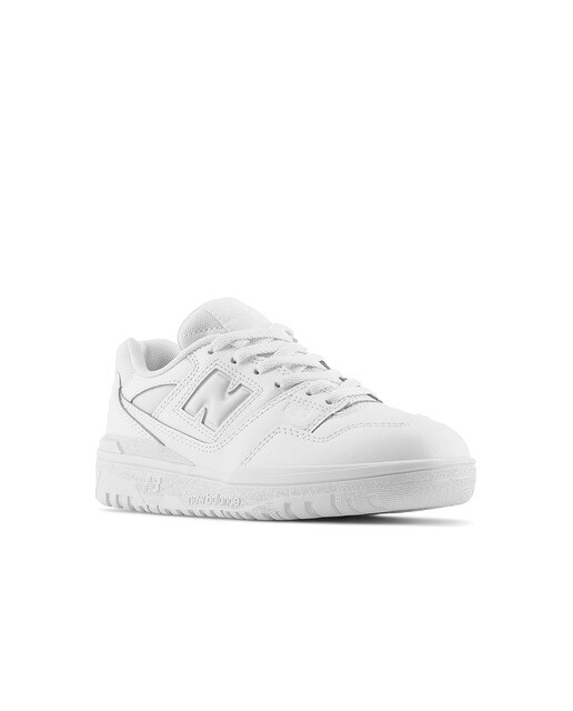 Sapatilhas Casual de Criança Retro Basket 550 Triple White Branco-2