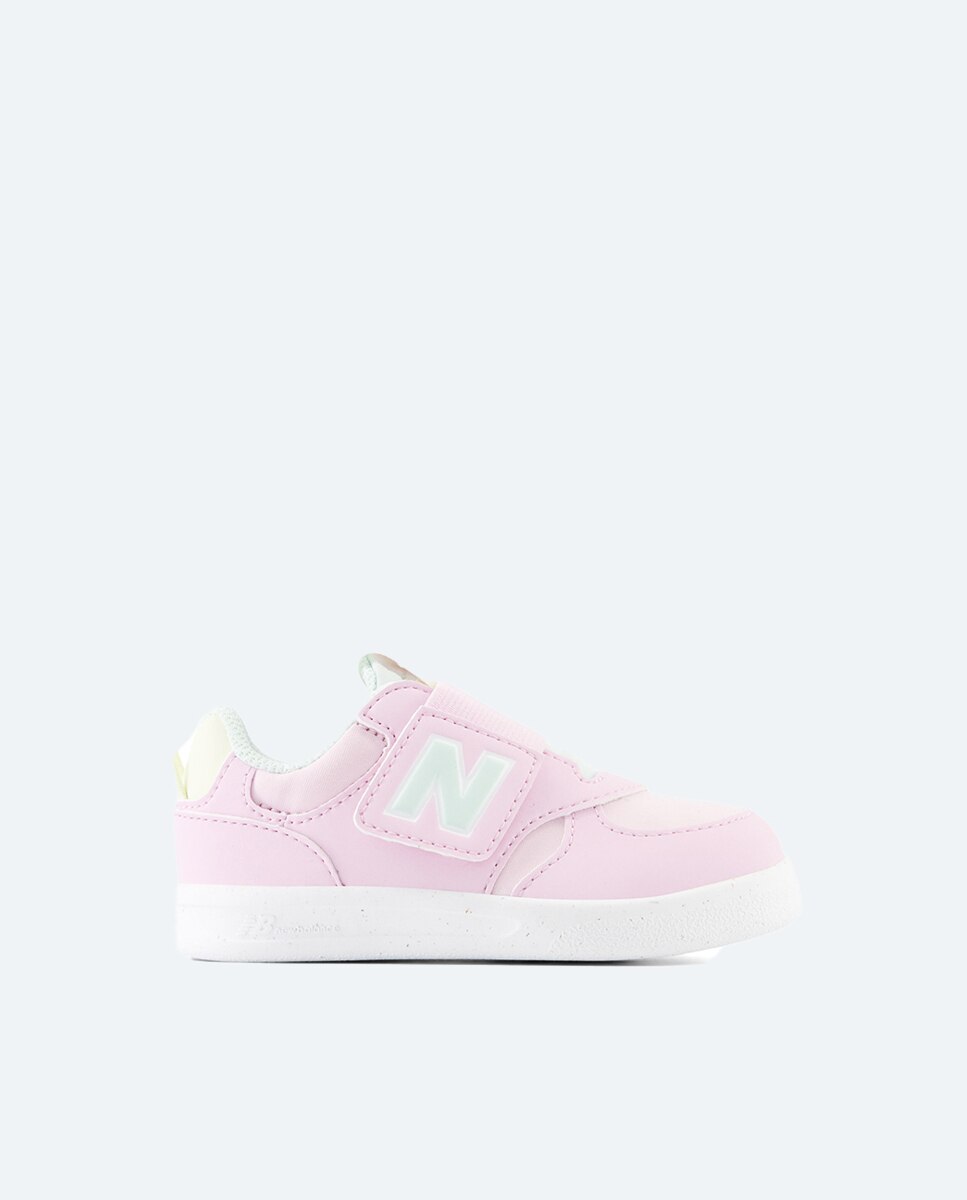Sapatilhas Casual de Criança 300 New-B Hook & Loop Rosa-1