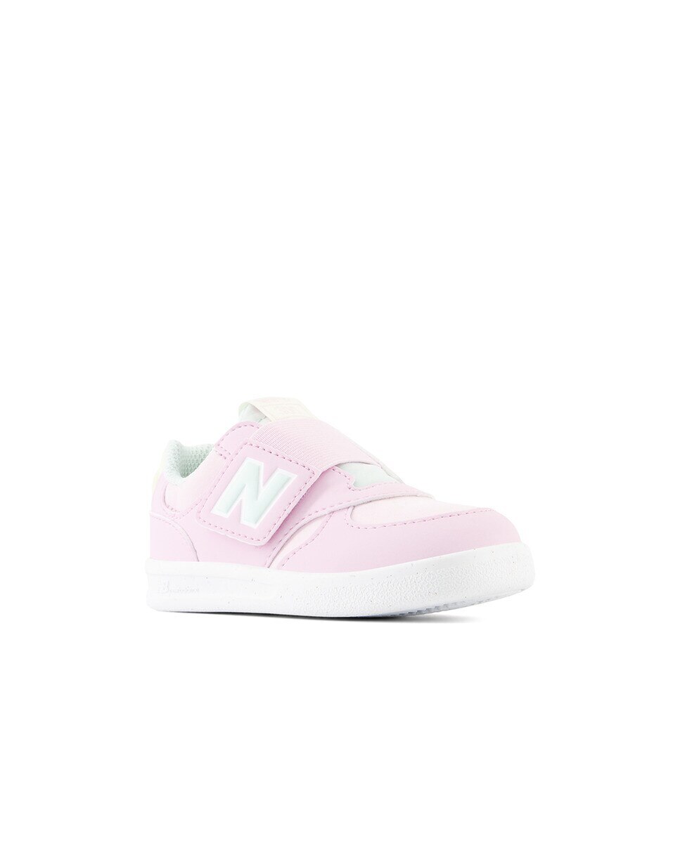 Sapatilhas Casual de Criança 300 New-B Hook & Loop Rosa-2