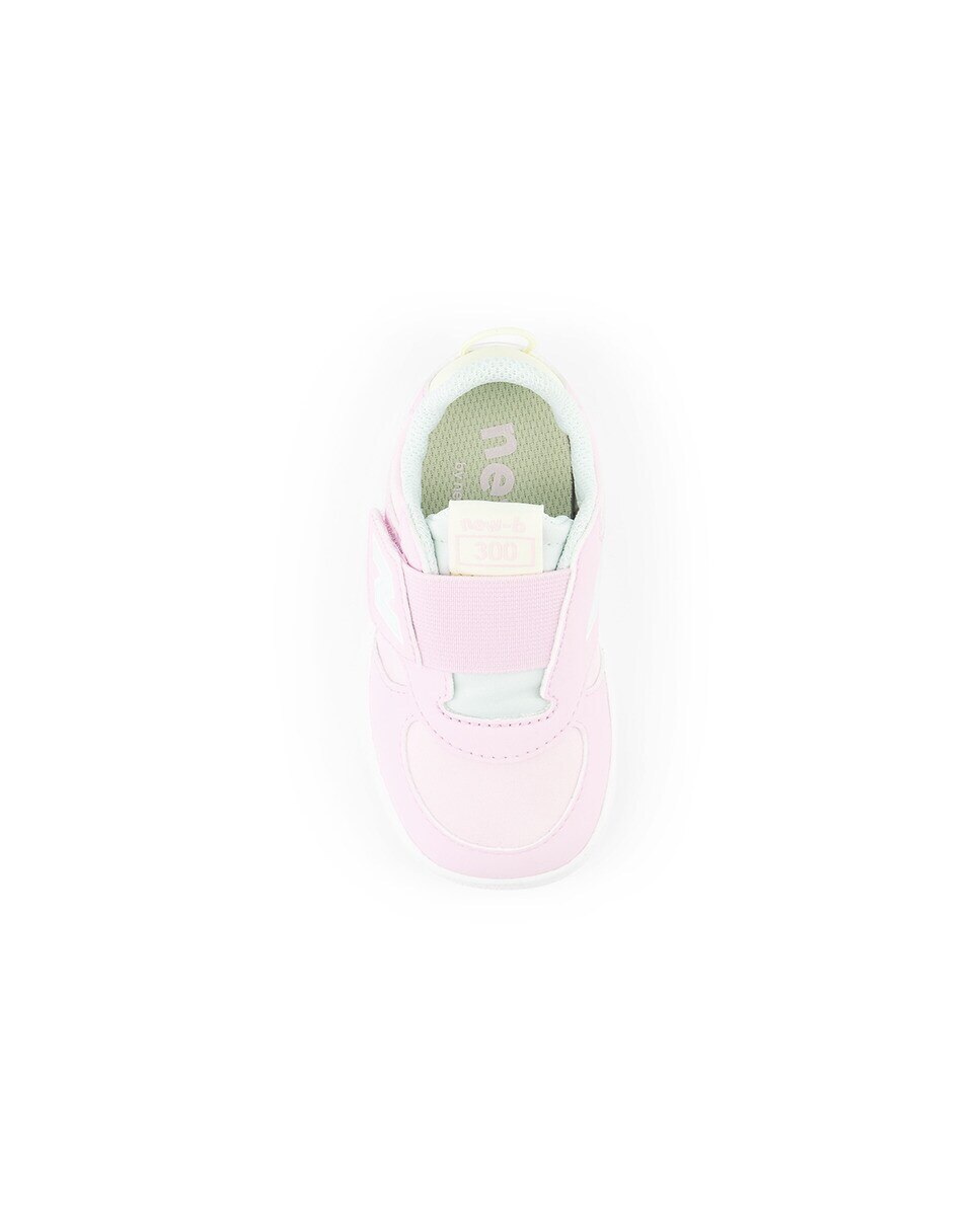 Sapatilhas Casual de Criança 300 New-B Hook & Loop Rosa-3