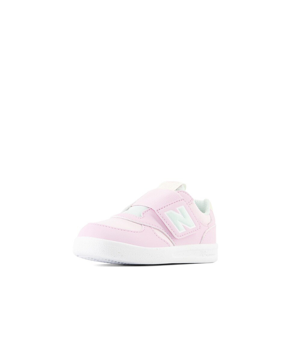 Sapatilhas Casual de Criança 300 New-B Hook & Loop Rosa-5