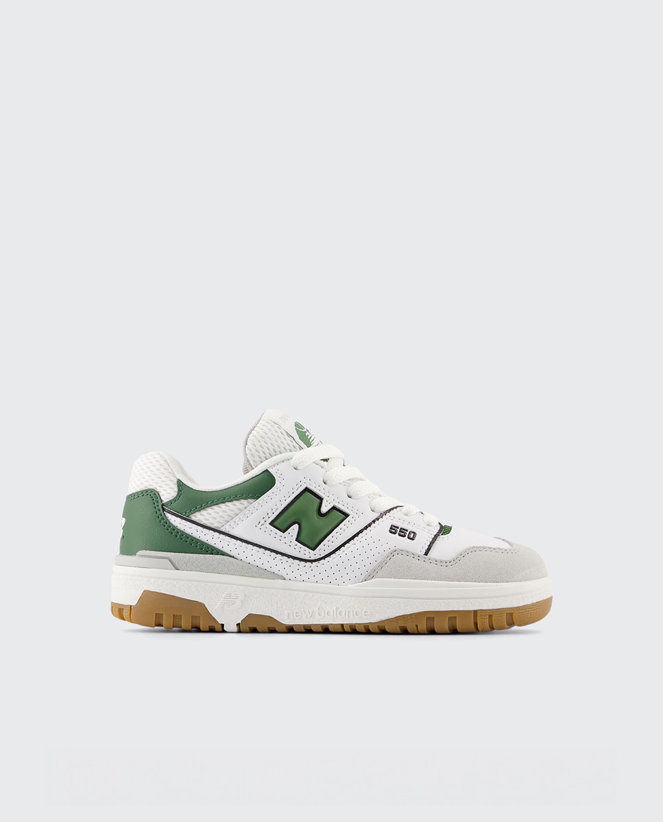 Sapatilhas Casual de Criança 550 Branco / Verde-1