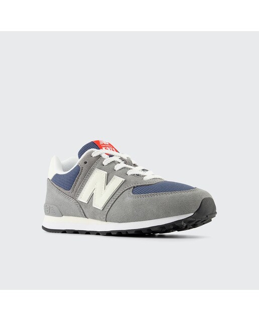 Sapatilhas casual de criança 574 New Balance Cinzento / Azul-2