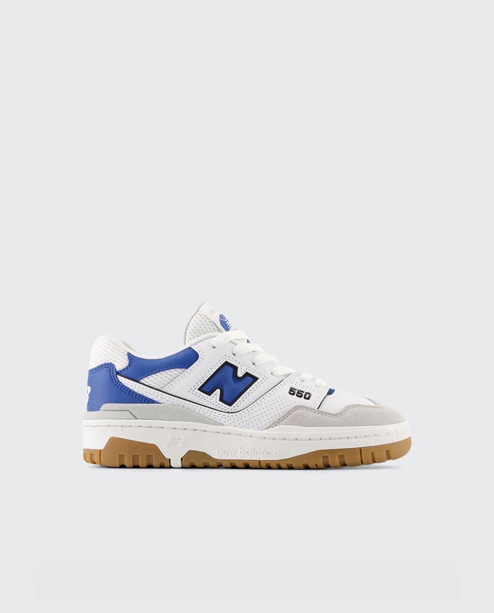 Sapatilhas Casual de Criança 550 Branco / Azul Royal-1