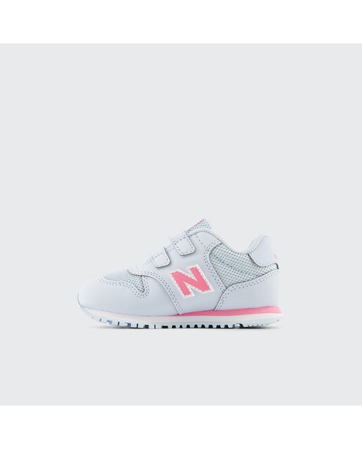 Sapatilhas casual de criança 500 New Balance Cinzento / Rosa-4