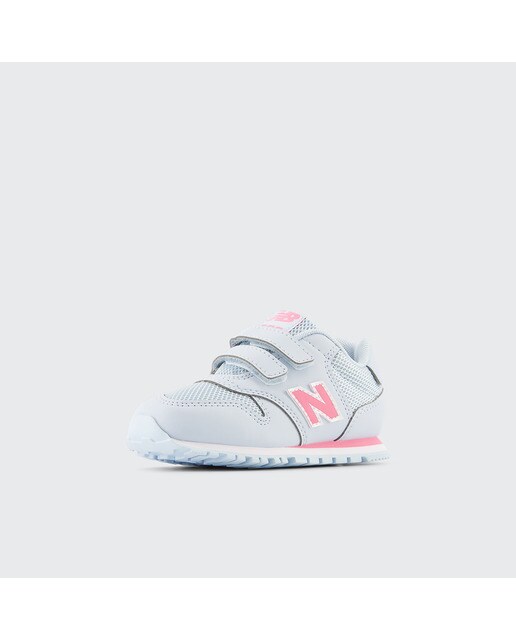 Sapatilhas casual de criança 500 New Balance Cinzento / Rosa-5