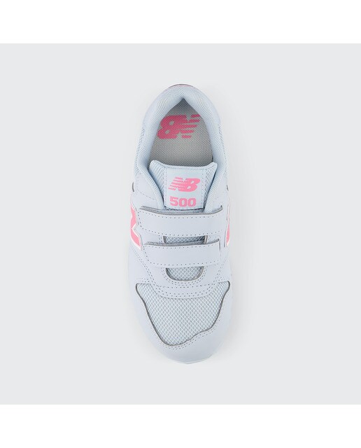 Sapatilhas casual de criança 500 New Balance Cinzento / Rosa-3