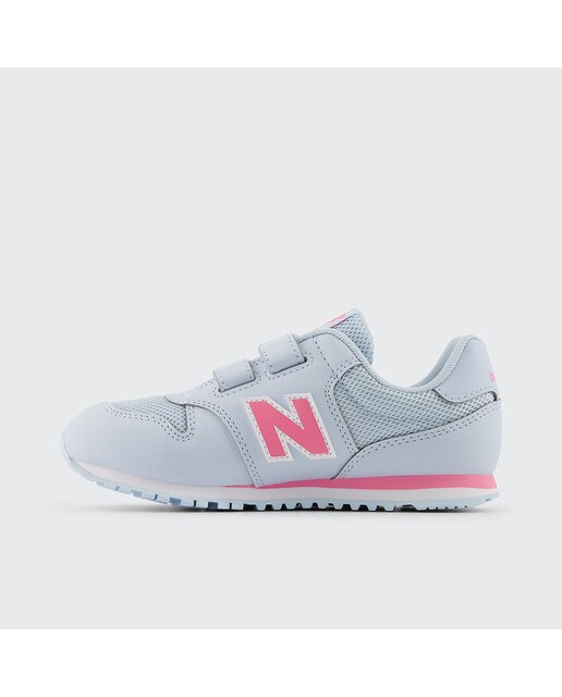 Sapatilhas casual de criança 500 New Balance Cinzento / Rosa-4