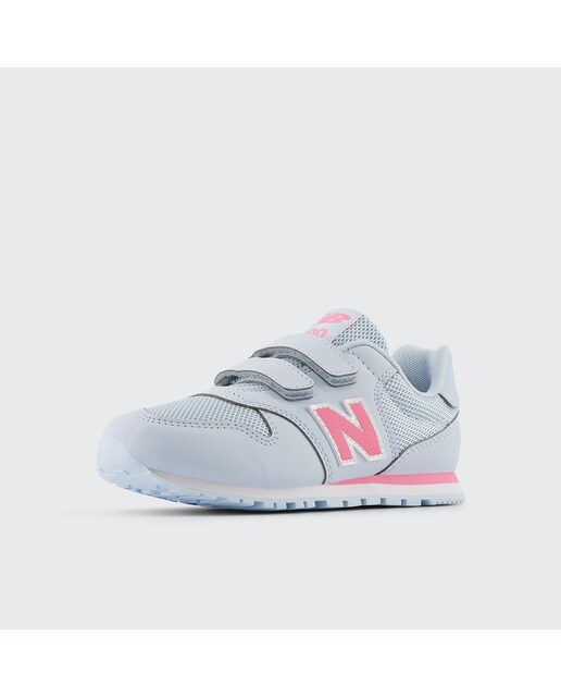 Sapatilhas casual de criança 500 New Balance Cinzento / Rosa-5