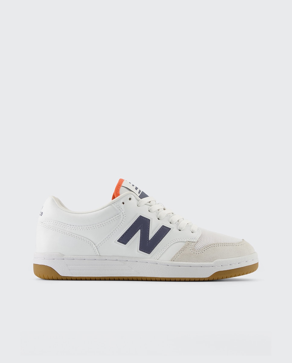 Sapatilhas casual 480 Branco / Azul-marinho-1