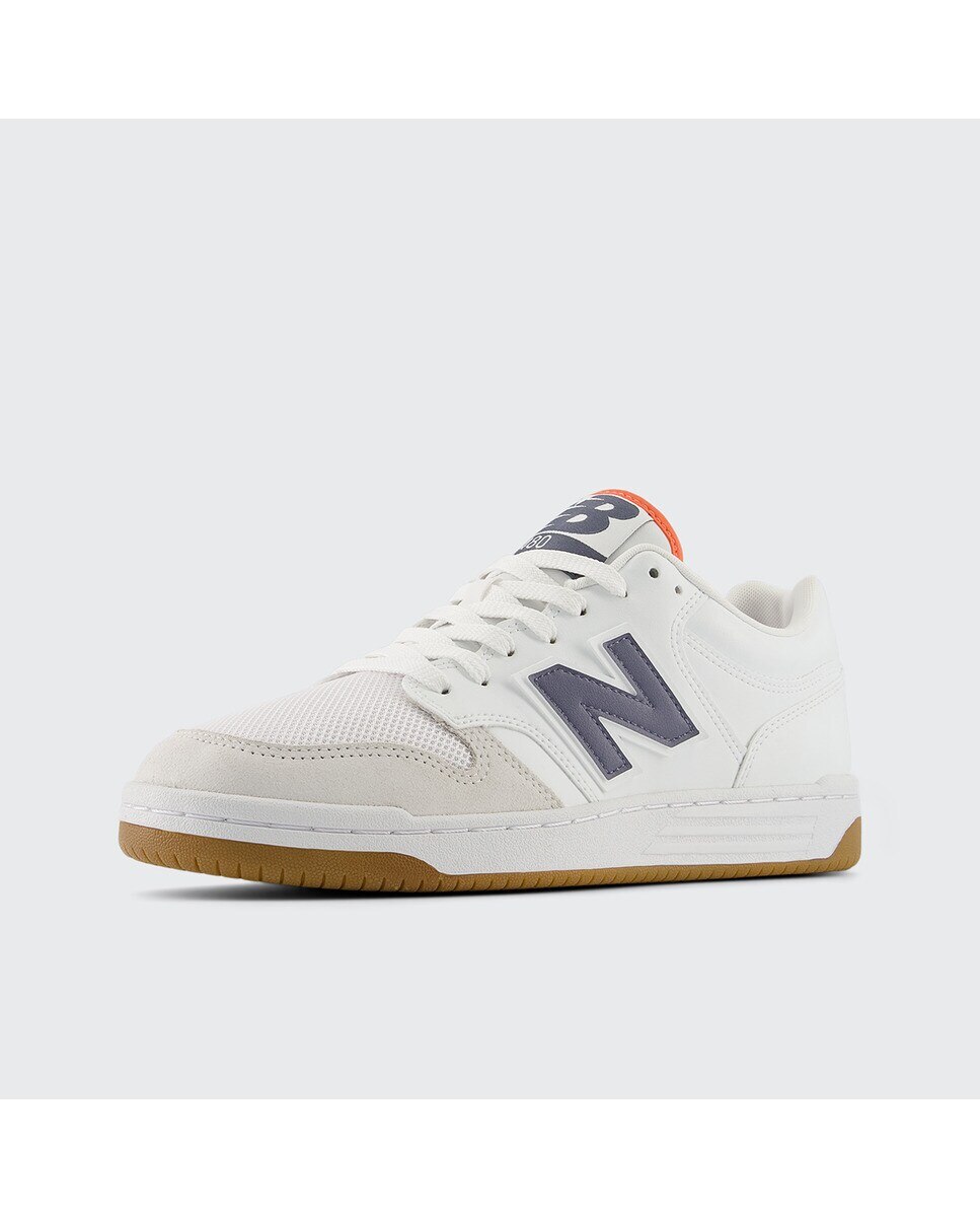 Sapatilhas casual 480 Branco / Azul-marinho-5