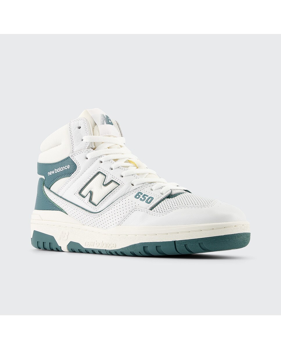 Sapatilhas casual 650 New Balance Branco / Azul Petróleo-2