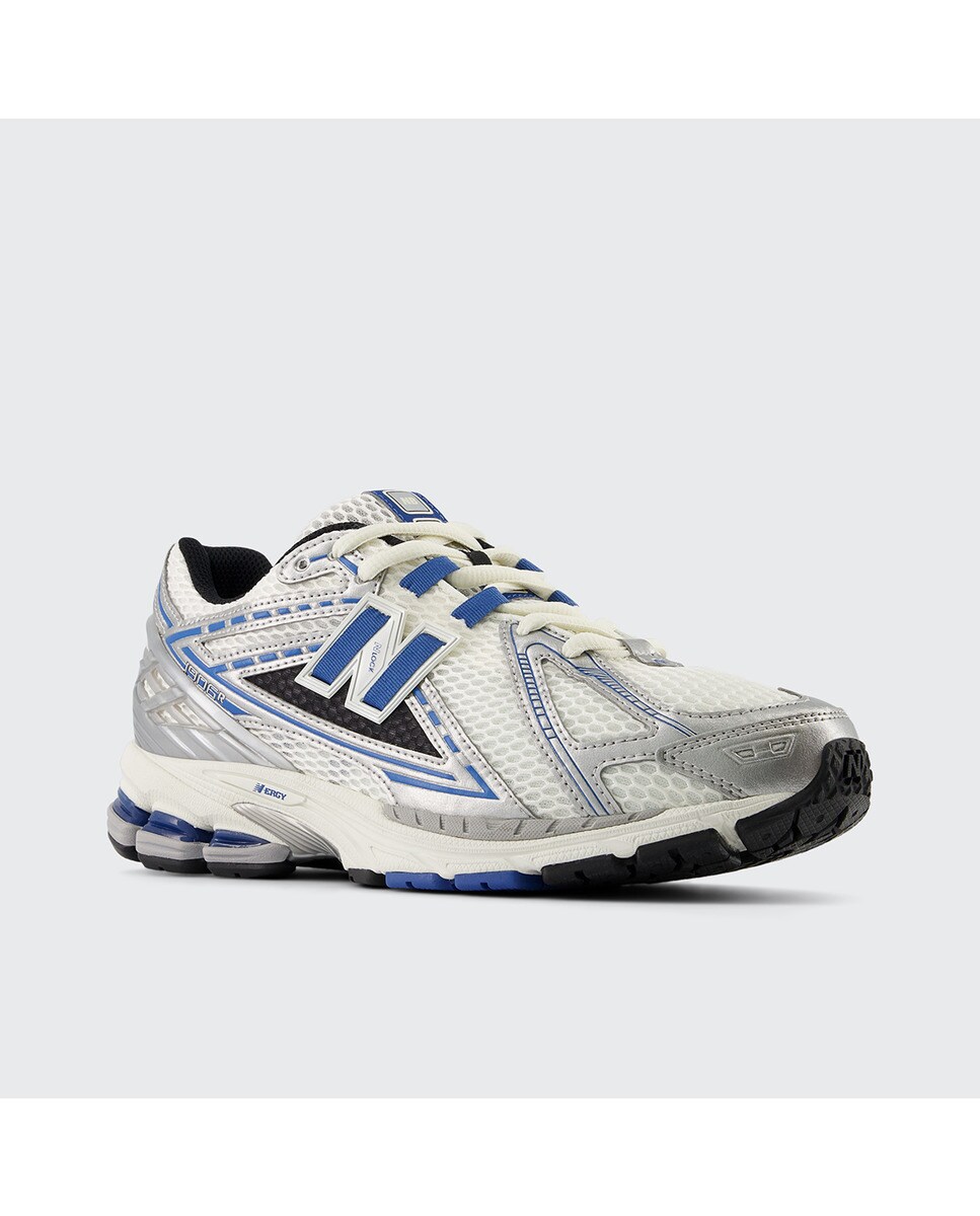 Sapatilhas Casual 1906 Branco / Azul Royal-2
