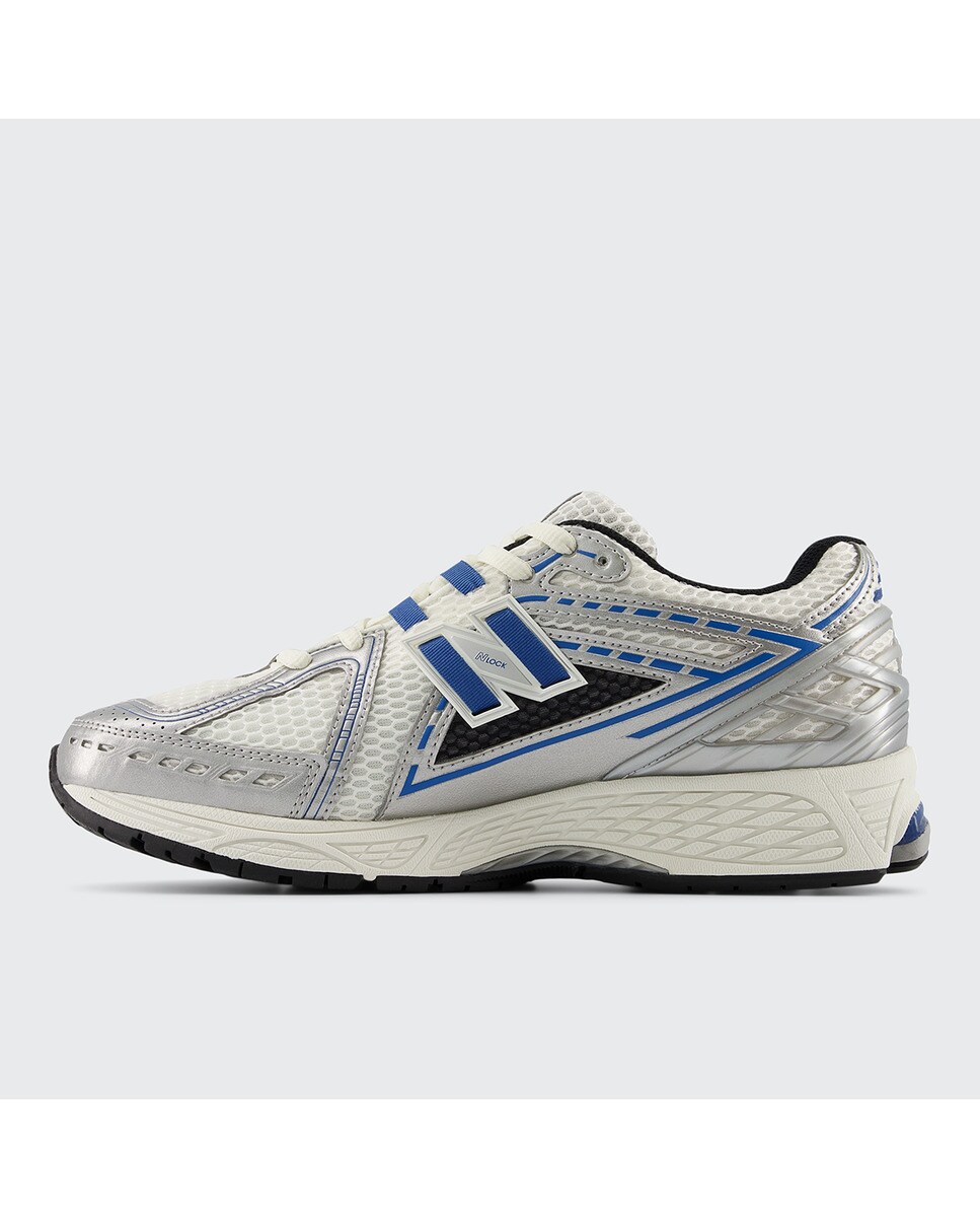Sapatilhas Casual 1906 Branco / Azul Royal-4