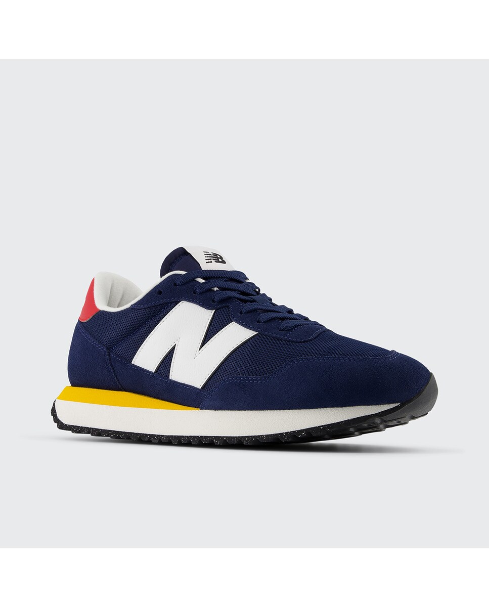 Sapatilhas casual 237 Azul-marinho / Amarelo-2