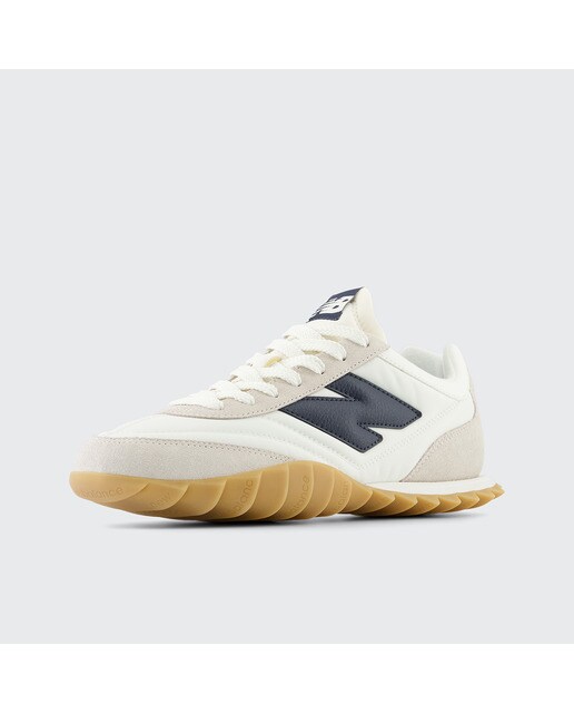 Sapatilhas Casual Unissexo RC30 Branco / Azul-marinho-5
