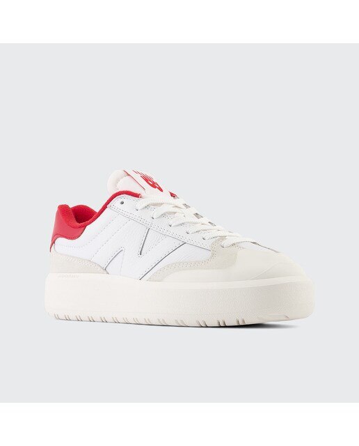 Sapatilhas Casual de Mulher 302 Branco / Vermelho-2