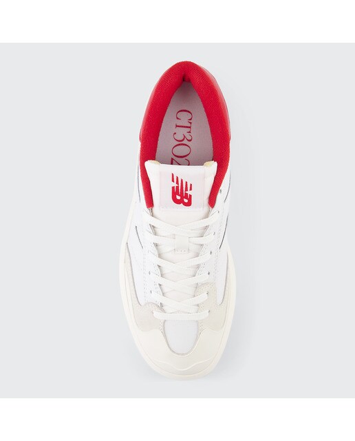 Sapatilhas Casual de Mulher 302 Branco / Vermelho-3