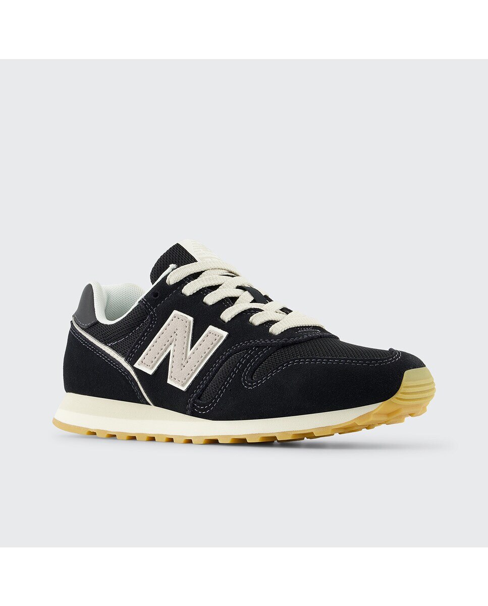 Sapatilhas casual de mulher 373 New Balance Preto / Areia-2