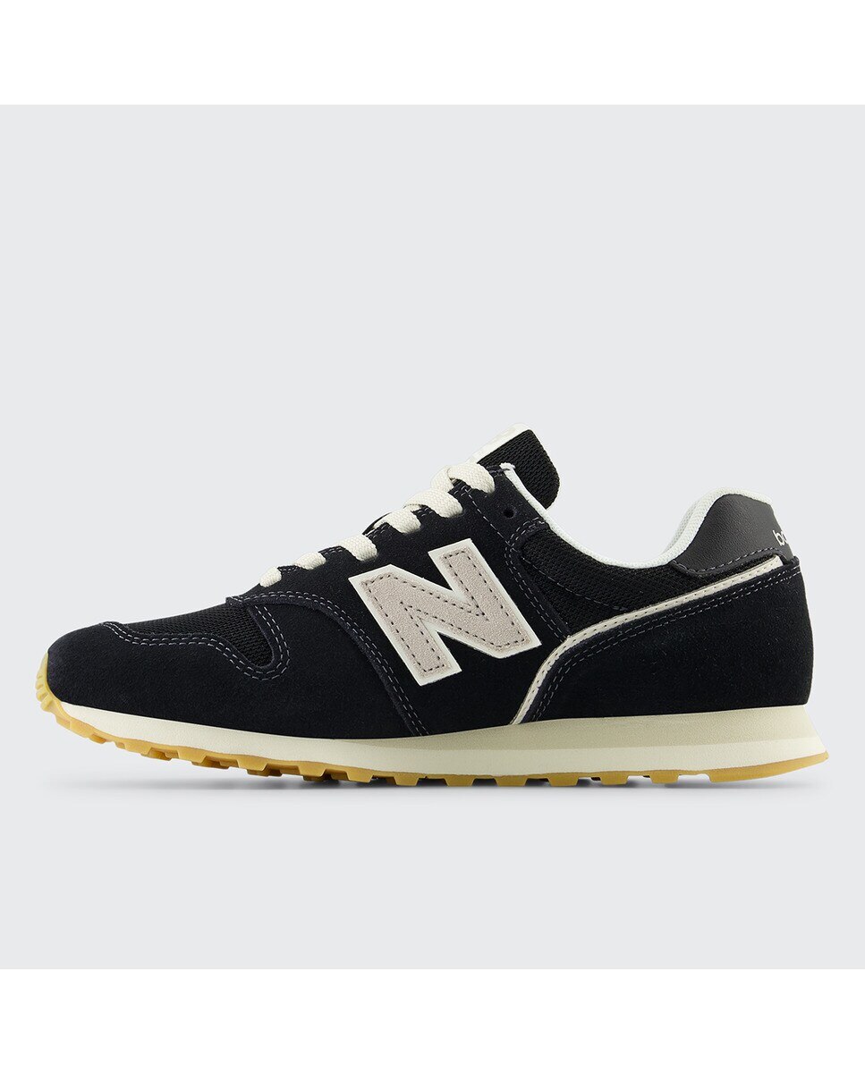 Sapatilhas casual de mulher 373 New Balance Preto / Areia-4