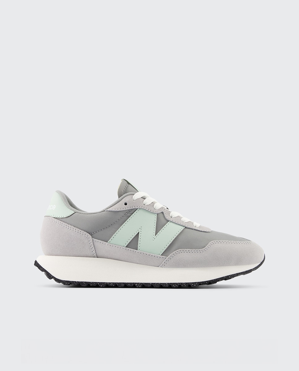 Zapatillas casual de mujer 237 New Balance - Gris Gris-1