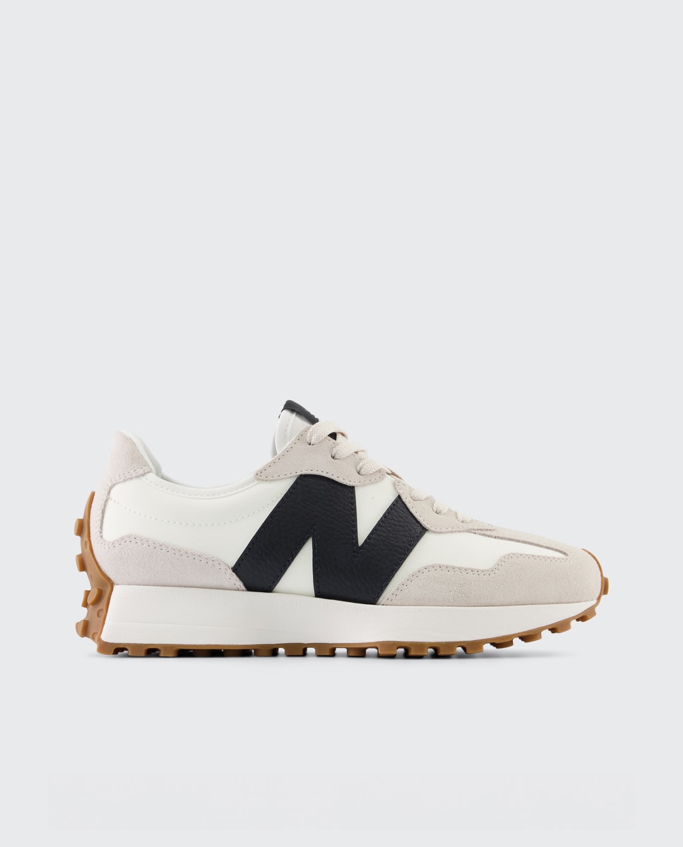 Zapatillas casual de mujer 327 New Balance - Blanco / Negro Blanco / Negro-1