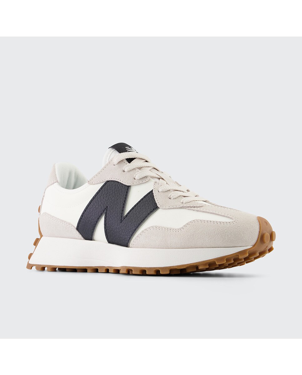 Zapatillas casual de mujer 327 New Balance - Blanco / Negro Blanco / Negro-2