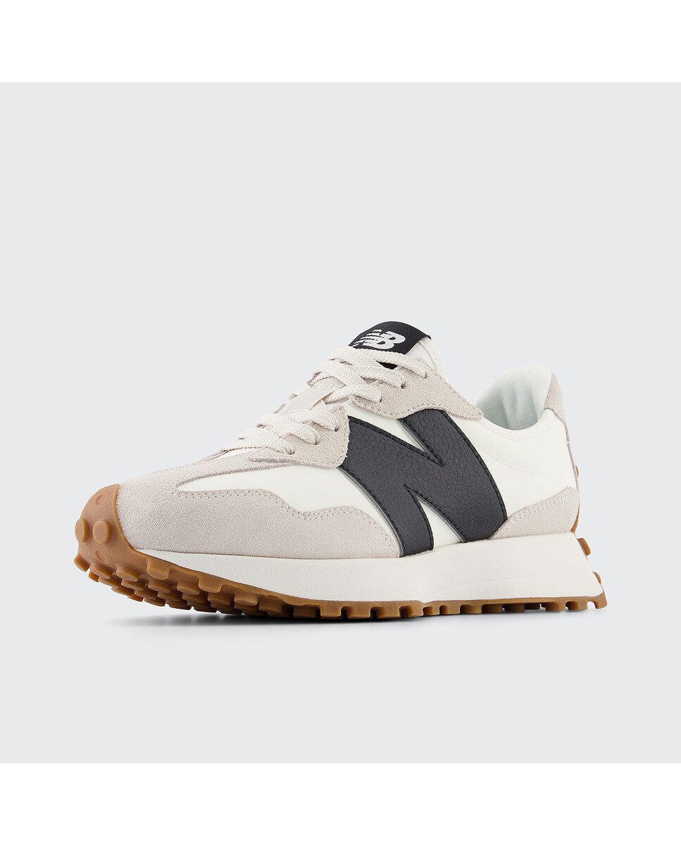 Zapatillas casual de mujer 327 New Balance - Blanco / Negro Blanco / Negro-5