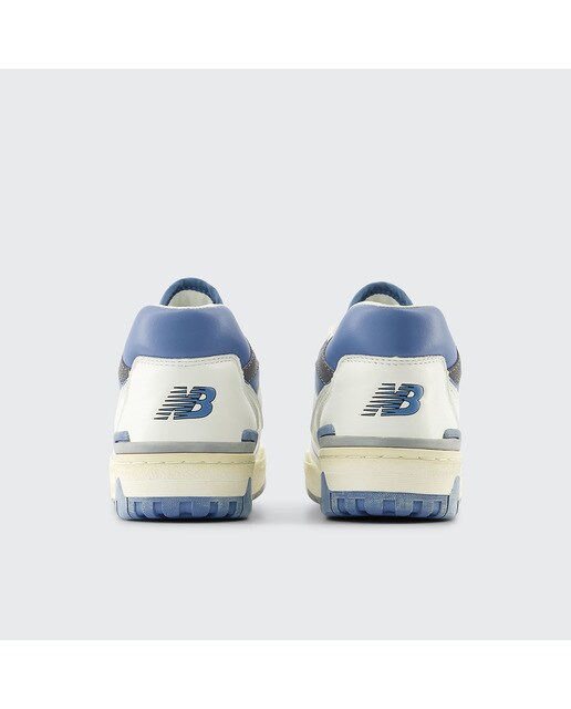 Sapatilhas Casual de Homem BB550 Branco / Azul-5