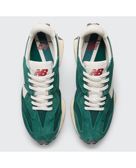 Sapatilhas casual 327 Verde / Branco-3