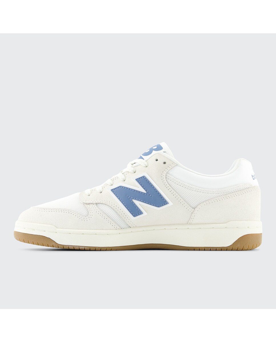 Sapatilhas Casual de Mulher 480 Branco / Azul-4