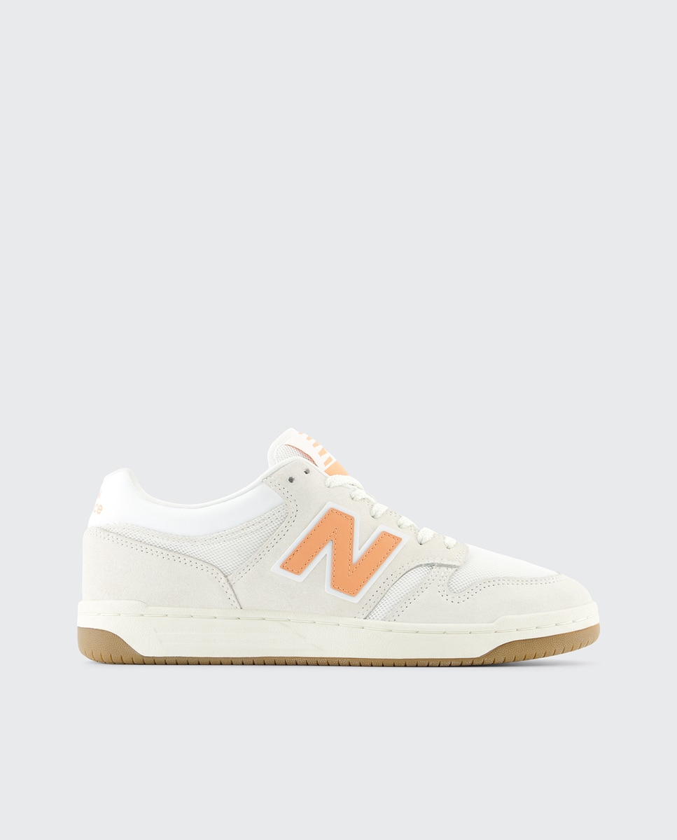 Sapatilhas Casual de Mulher 480 Branco / Coral-1