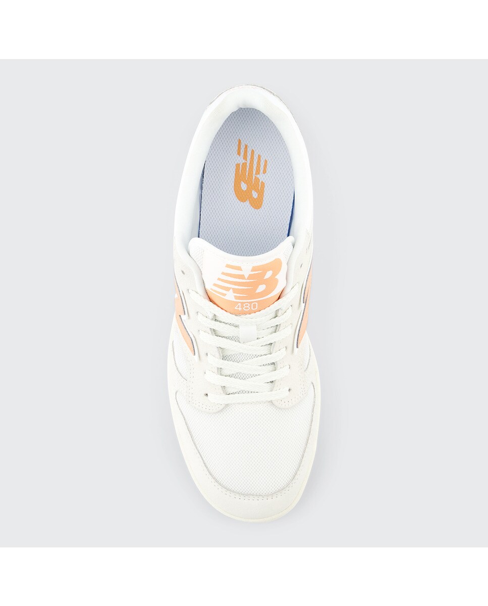 Sapatilhas Casual de Mulher 480 Branco / Coral-3