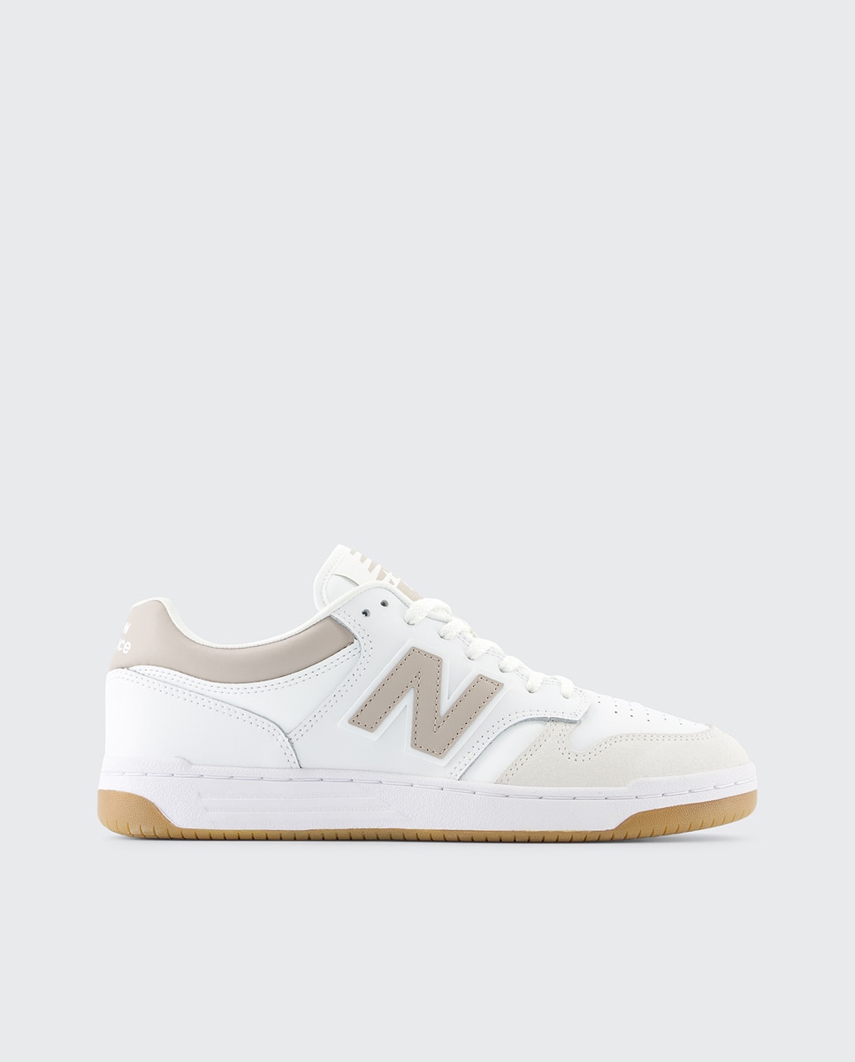 Sapatilhas Casual de Mulher 480 Branco/Bege-1