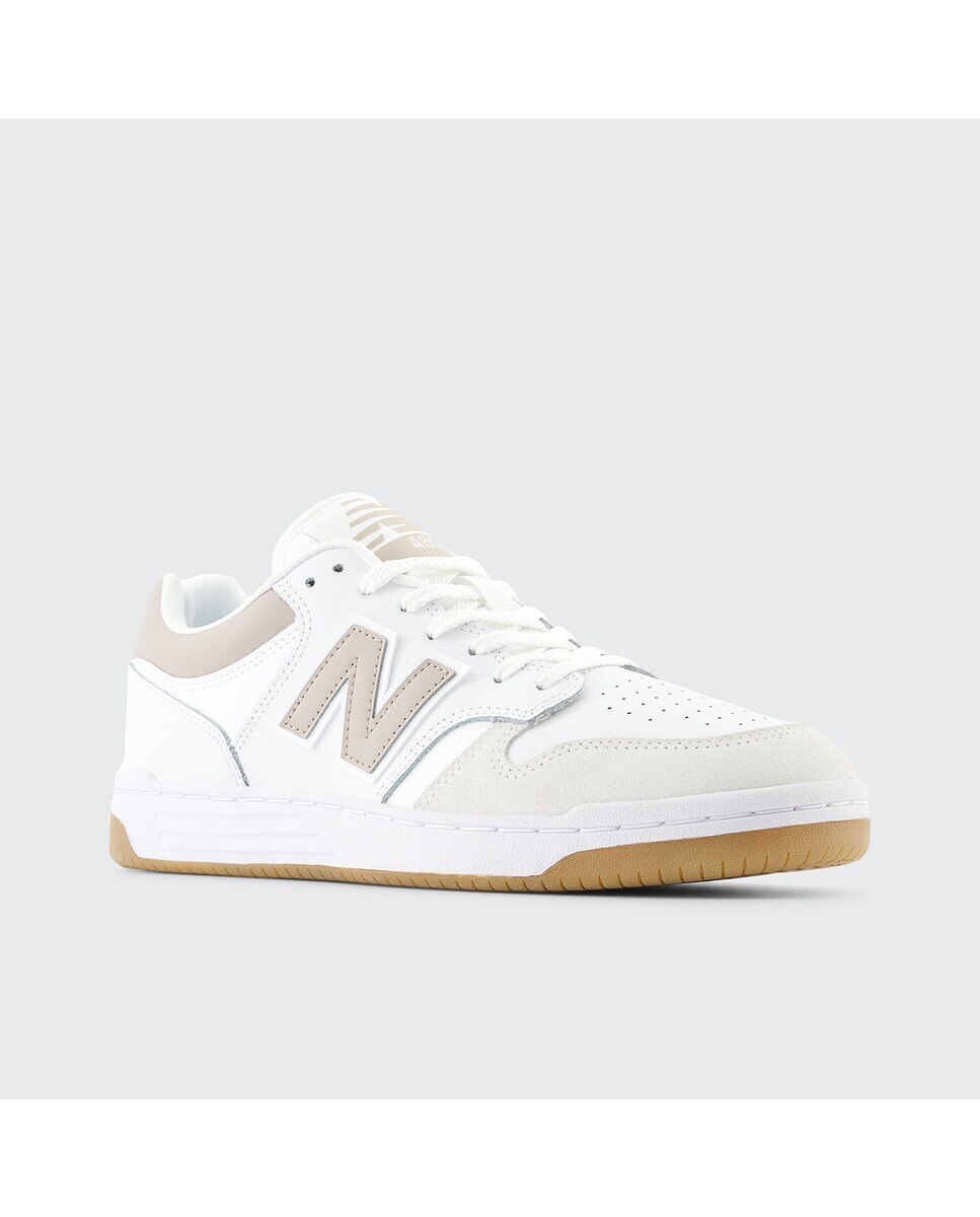 Sapatilhas Casual de Mulher 480 Branco/Bege-2