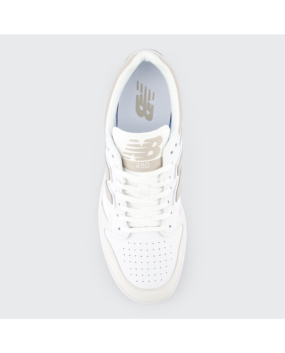 Sapatilhas Casual de Mulher 480 Branco/Bege-3
