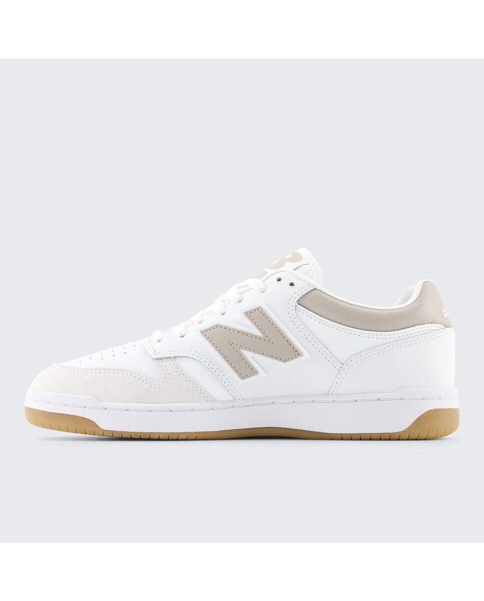 Sapatilhas Casual de Mulher 480 Branco/Bege-4