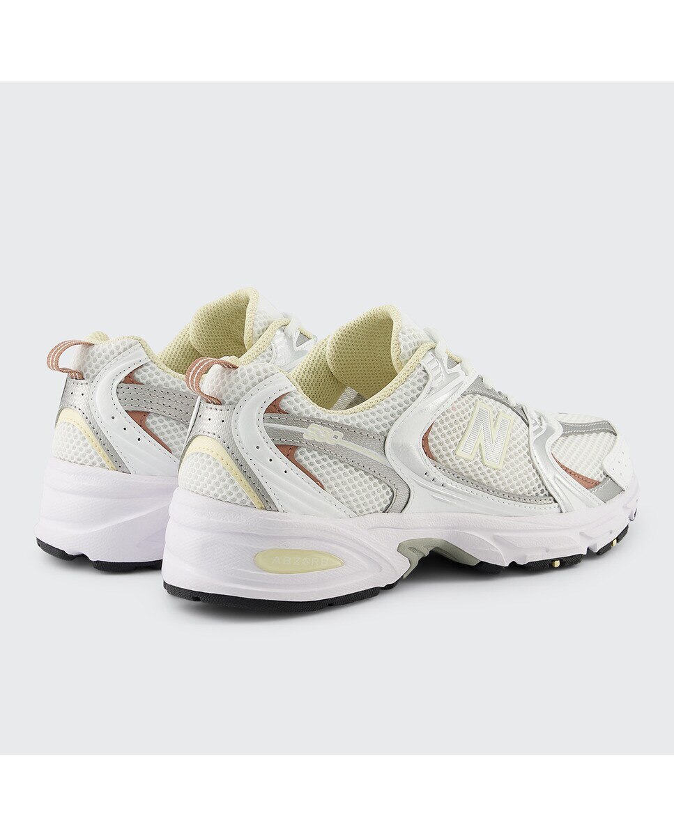 Sapatilhas casual 530 Branco / Rosa Pálido-7