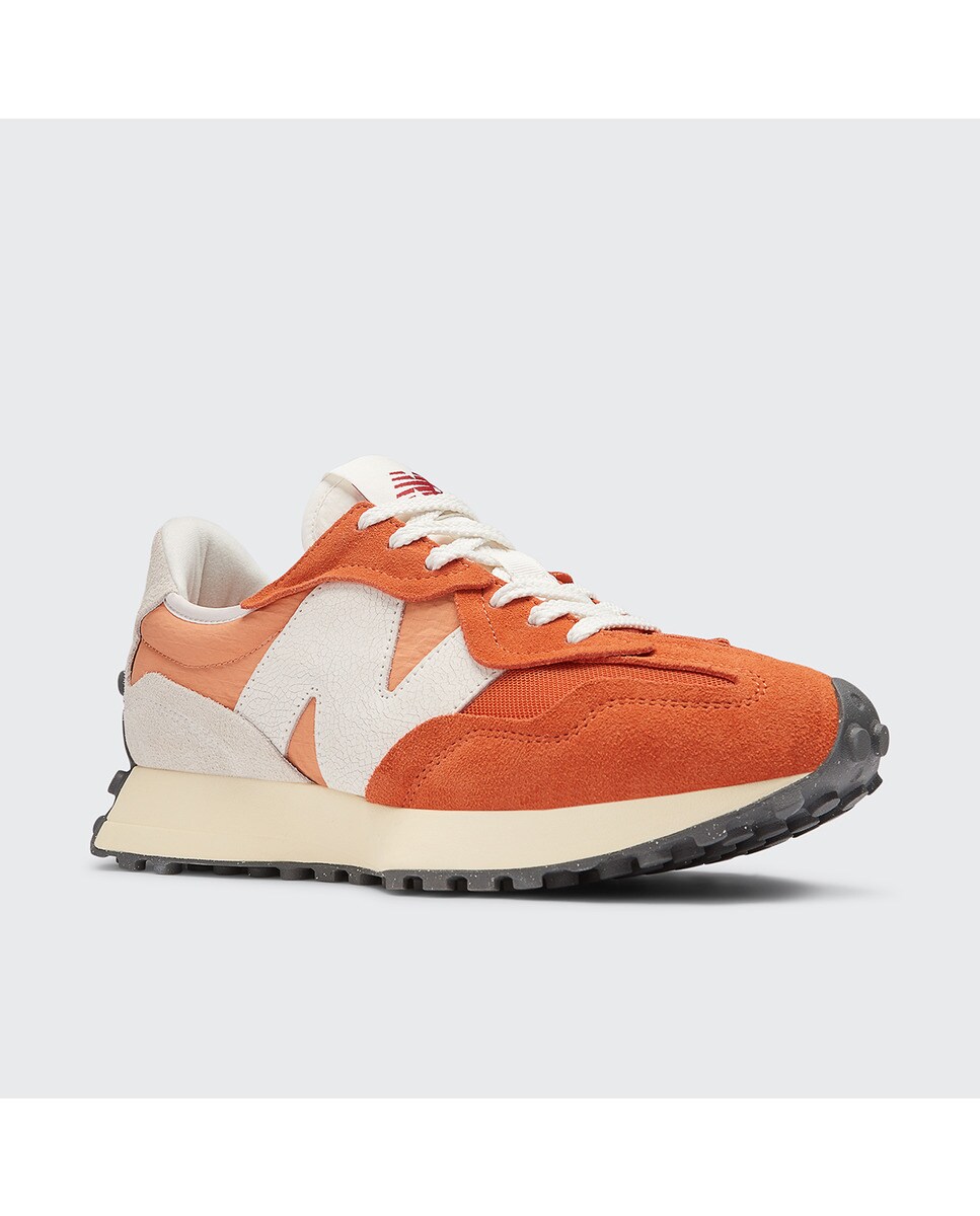 Sapatilhas casual 327 Laranja / Branco-2