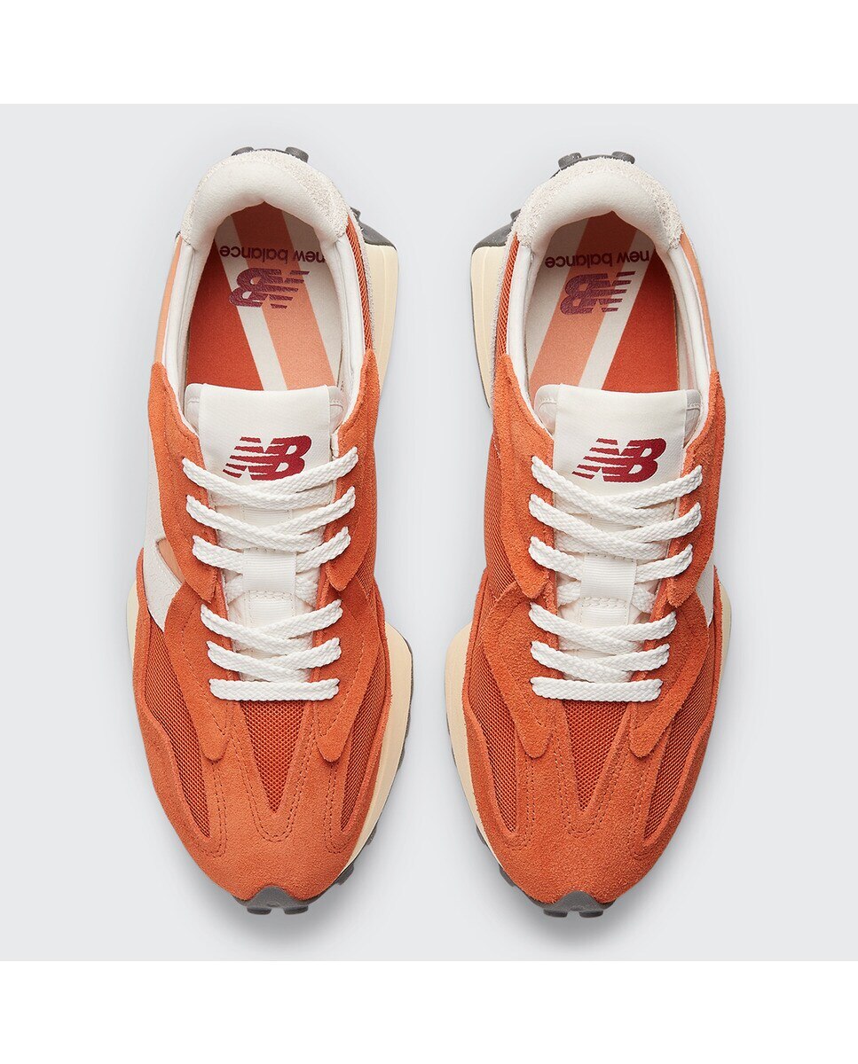 Sapatilhas casual 327 Laranja / Branco-3